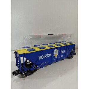 Menards 279-3871 Train O Gauge Model Railroad Morton Salt Cover Hopper Car w/Box